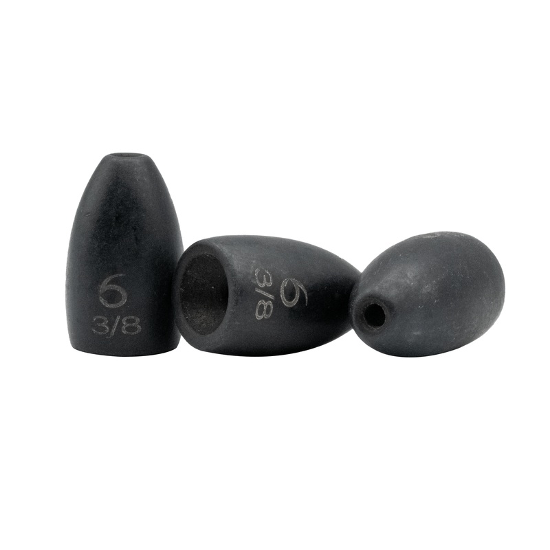 ‘Pitch Black’ Tungsten – Flipping Weight 1/16oz. (5pc)