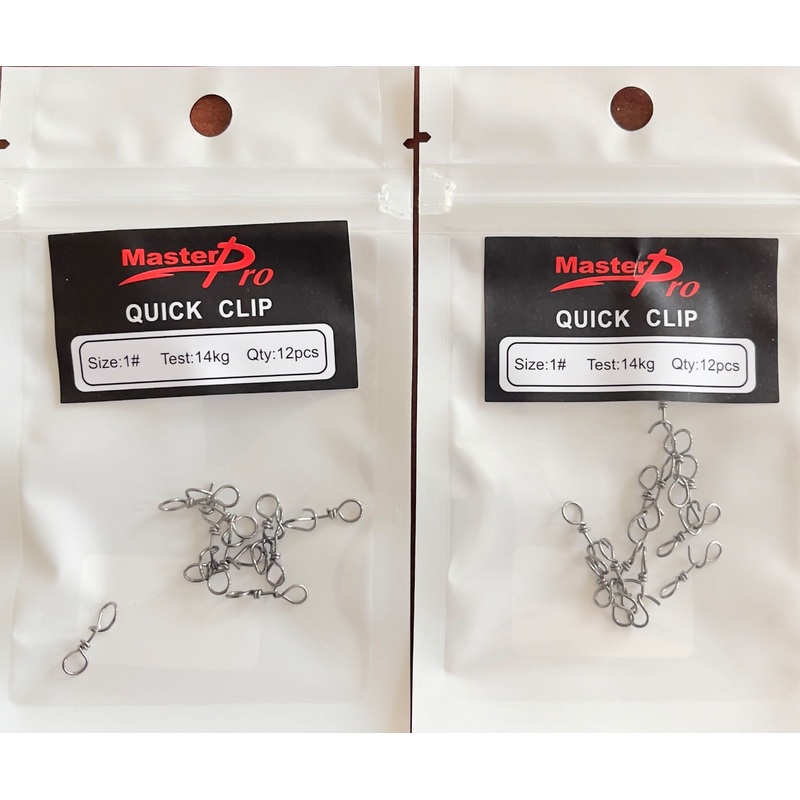 2 Packs Of 12Pcs Size 1# Quick Clips Fishing Tackle