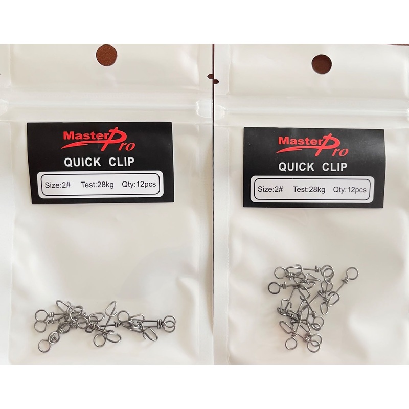 2 Packs Of 12Pcs Size 2# Quick Clips Fishing Tacklecb