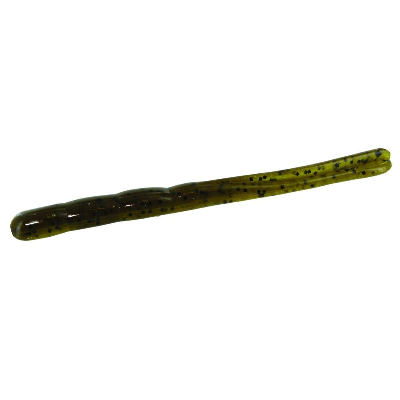 Zoom Bait Company Z Drop Worm 4″ Green Pumpkin