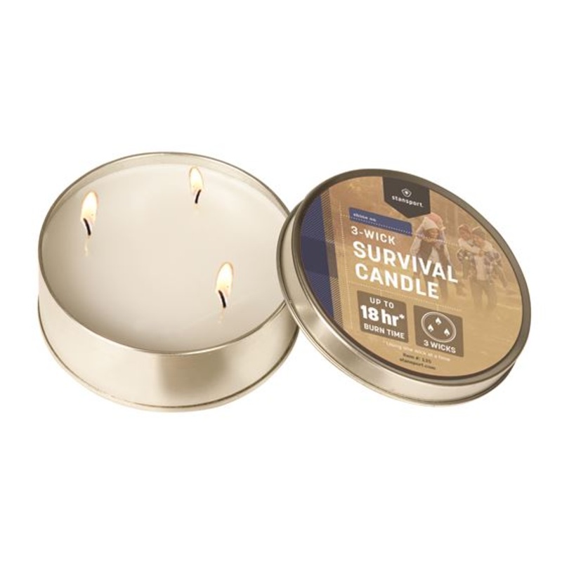 3-Wick Survival Candle
