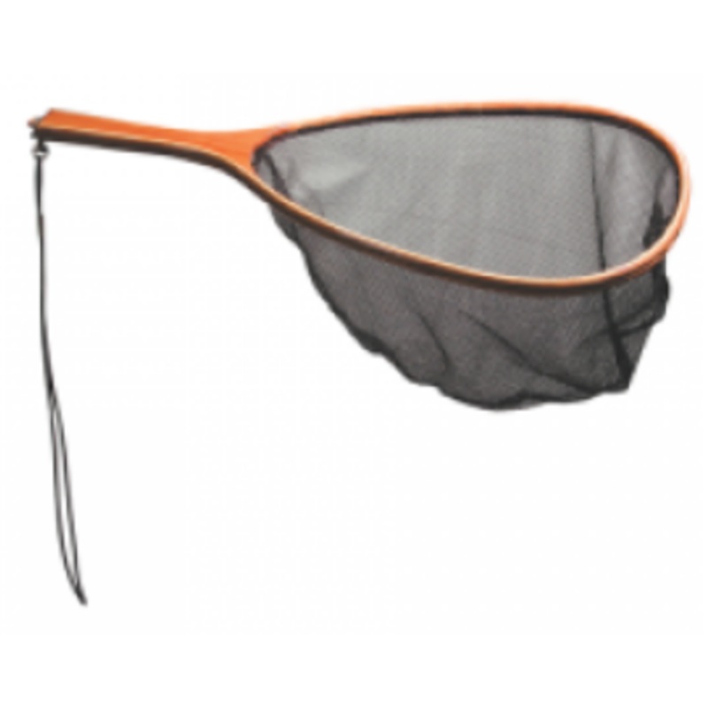 11″ X 15″ TEARDROP TROUT NET / 8″ FIXED WOOD HANDLE
