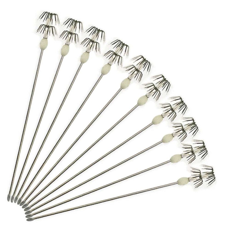 10 Metal Squid Jigs Dual Hook Valued Pack Discount Fishing Tackle Large