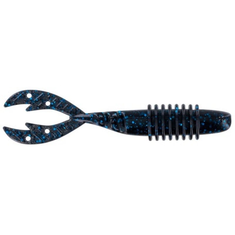 Big Bite Baits Kamikaze Swimon Black Blue Flake 3.75″ – 7/pk