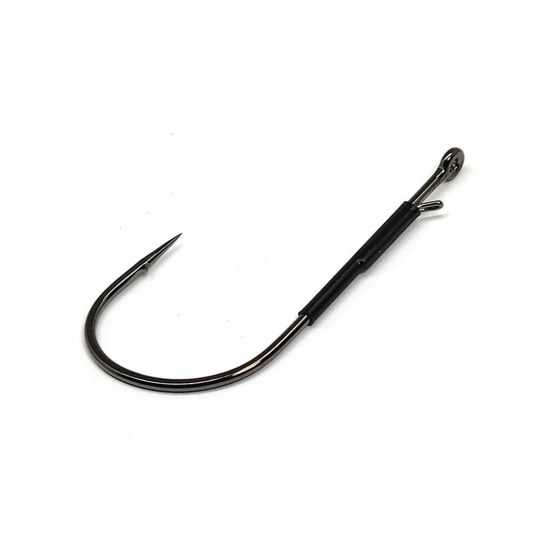 Gamakatsu Heavy Cover Worm 4/0 Black 4pk