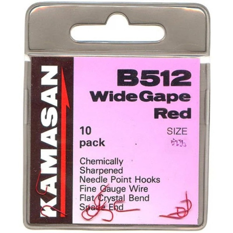 Kamasan | B512 Wide Gape barbed hooks 12