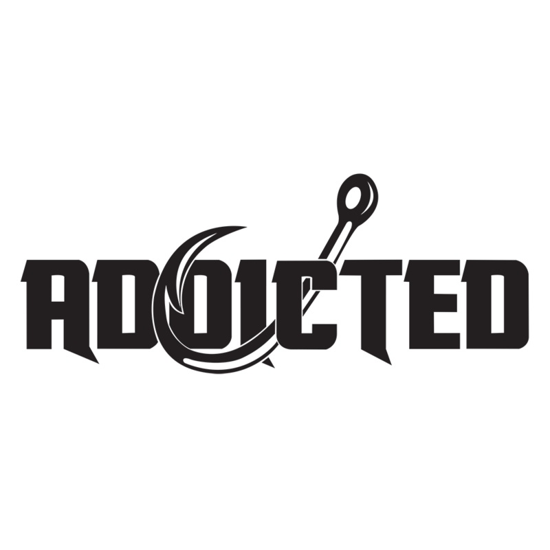 Addicted 10″ Black Decal