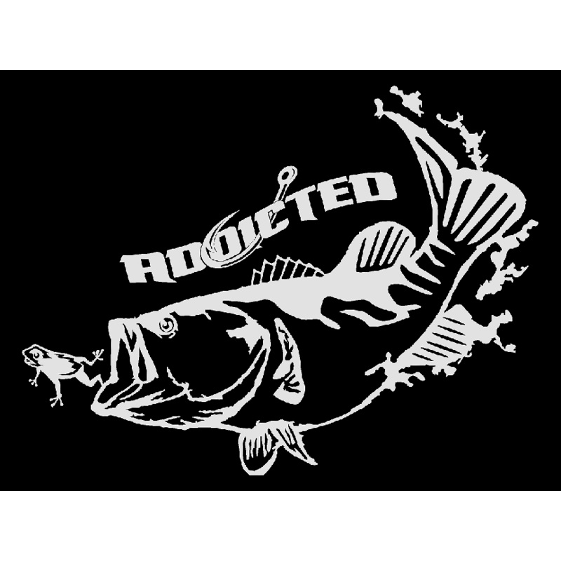 Bass Decal White
