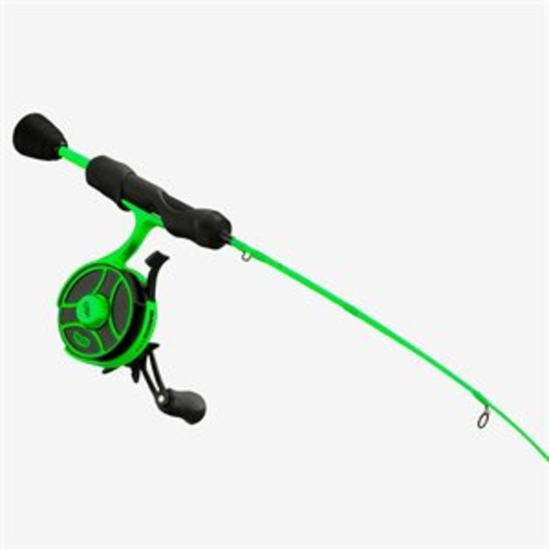 13 Fishing Radioactive Pickle Ice Fishing Combo RP2-27M-LH