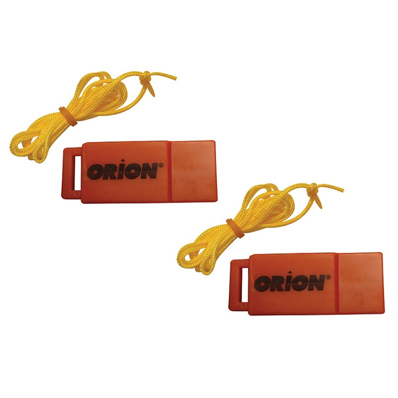 Orion Safety Whistle w/Lanyards – 2-Pack [676]