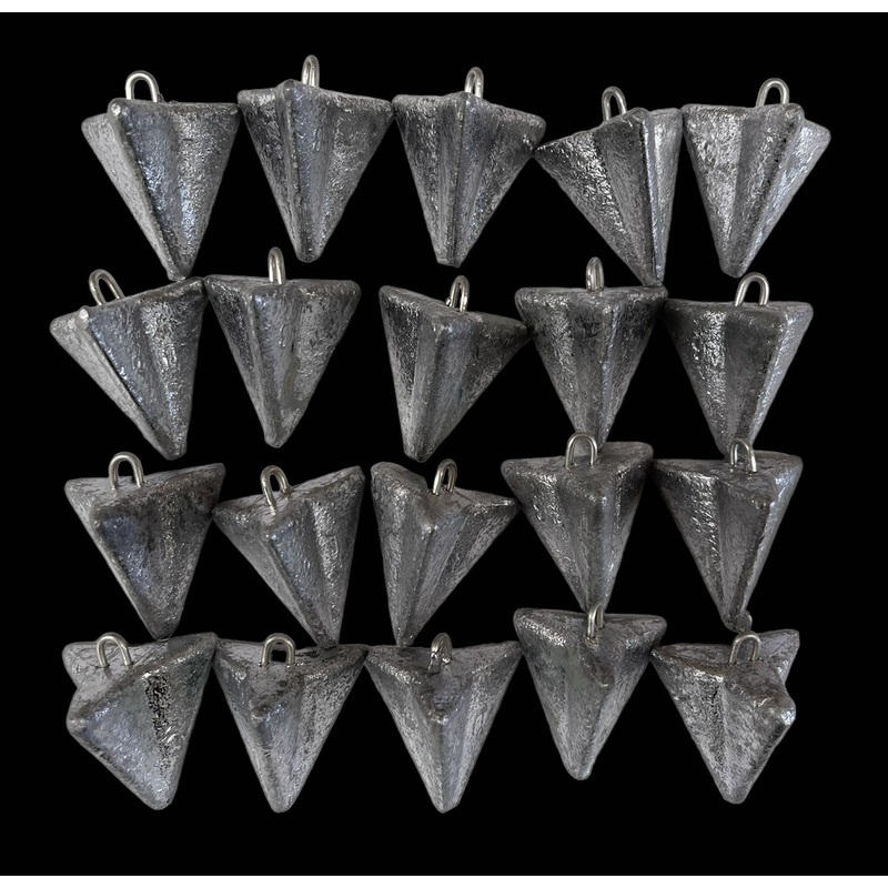 20pcs 4oz Star Sinkers Surf Fishing