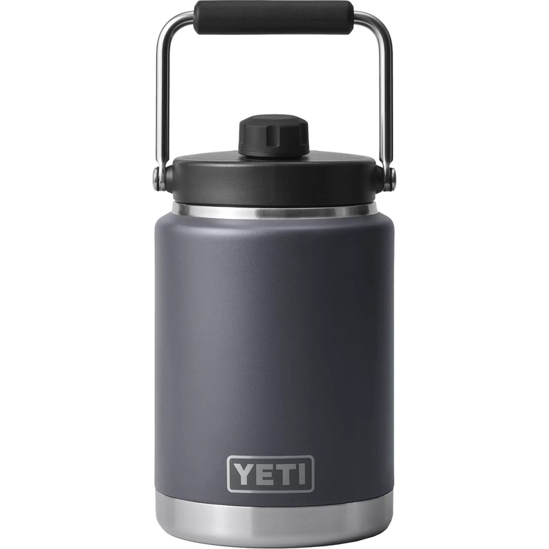 YETI Rambler Half Gallon Jug CHARCOAL