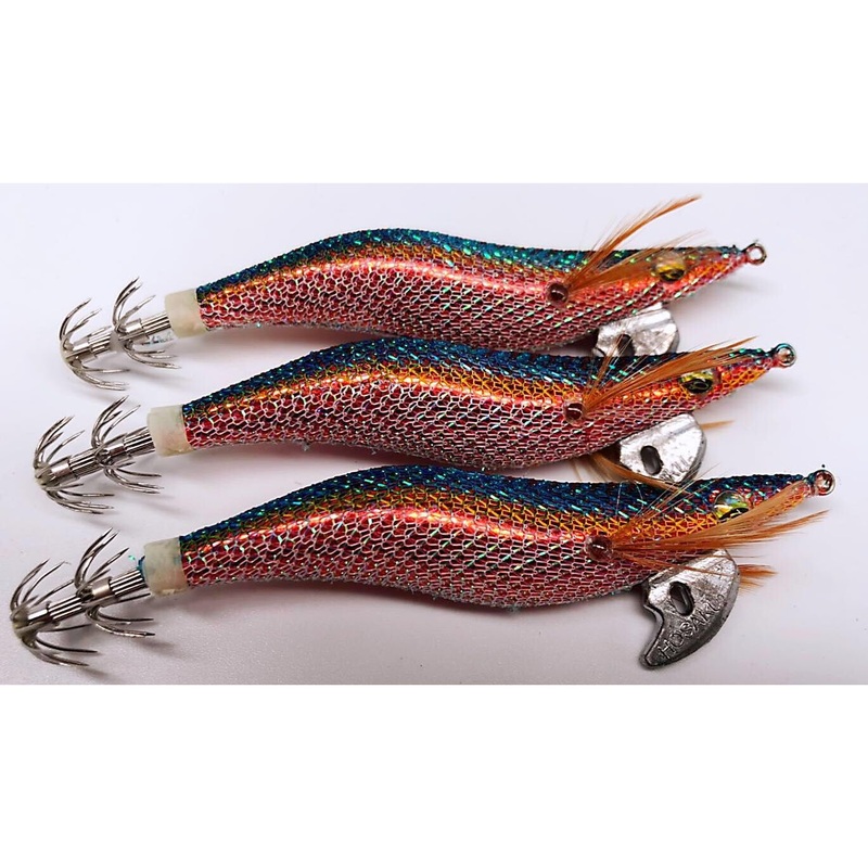 Box Of 25pcs Squid Jigs Fishing Tackle157 Squid 25pcs  x 2.5