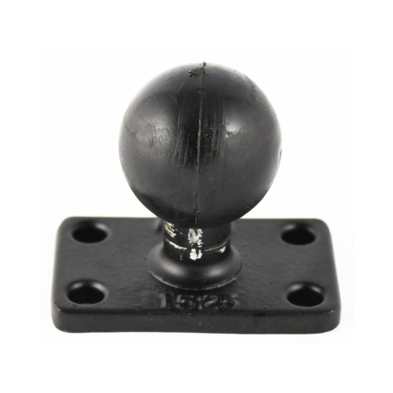RAM Mount 1.5″ x 2.5″ Rectangle Base w/1.5″ Ball [RAM-202U-1525]